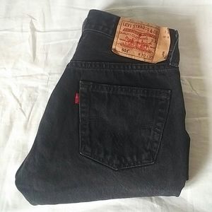 LEVI'S - classic 501 straight leg cotton jeans